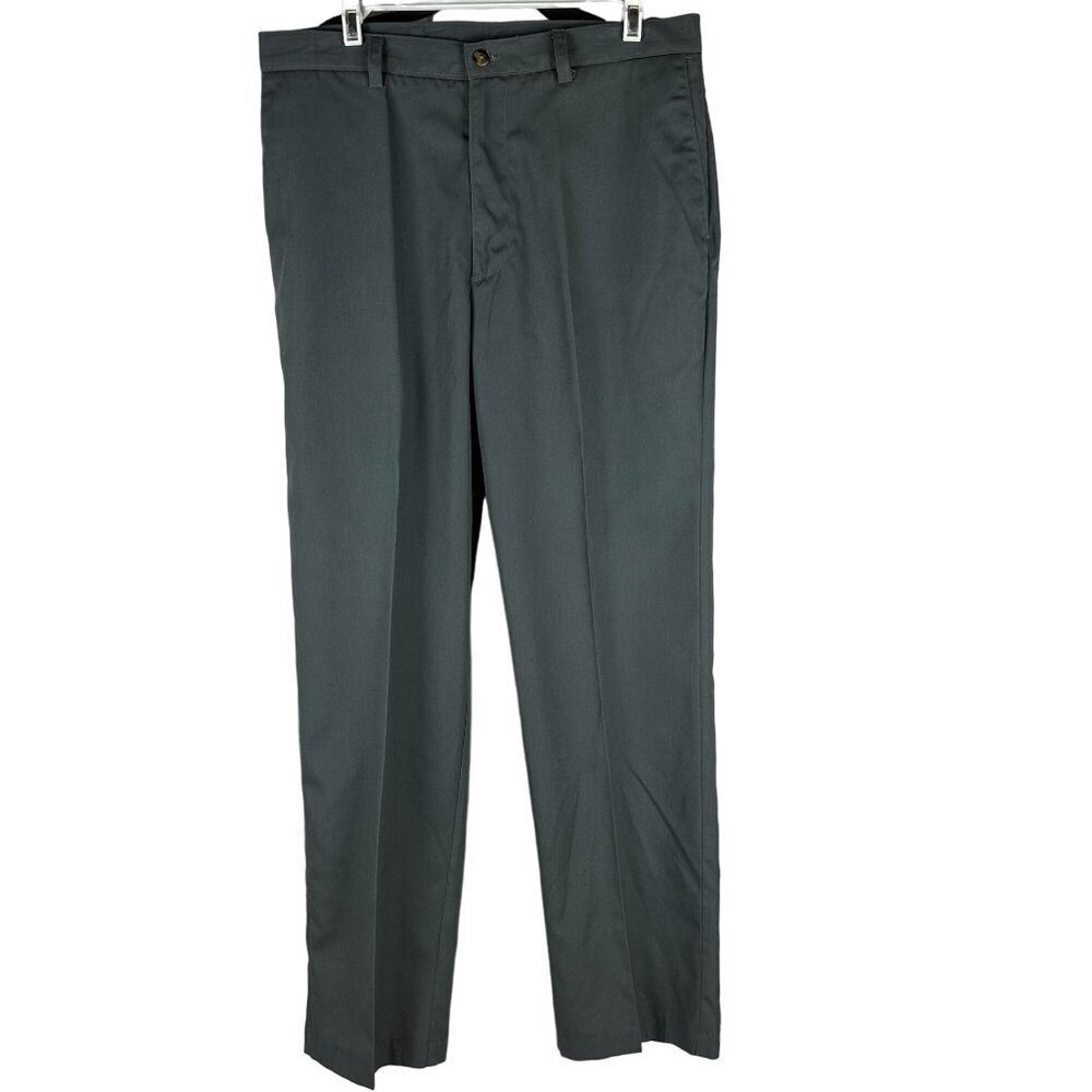 Haggar Black Label Mens Dress Pants - 34X32 - Polyester & Cotton Blend